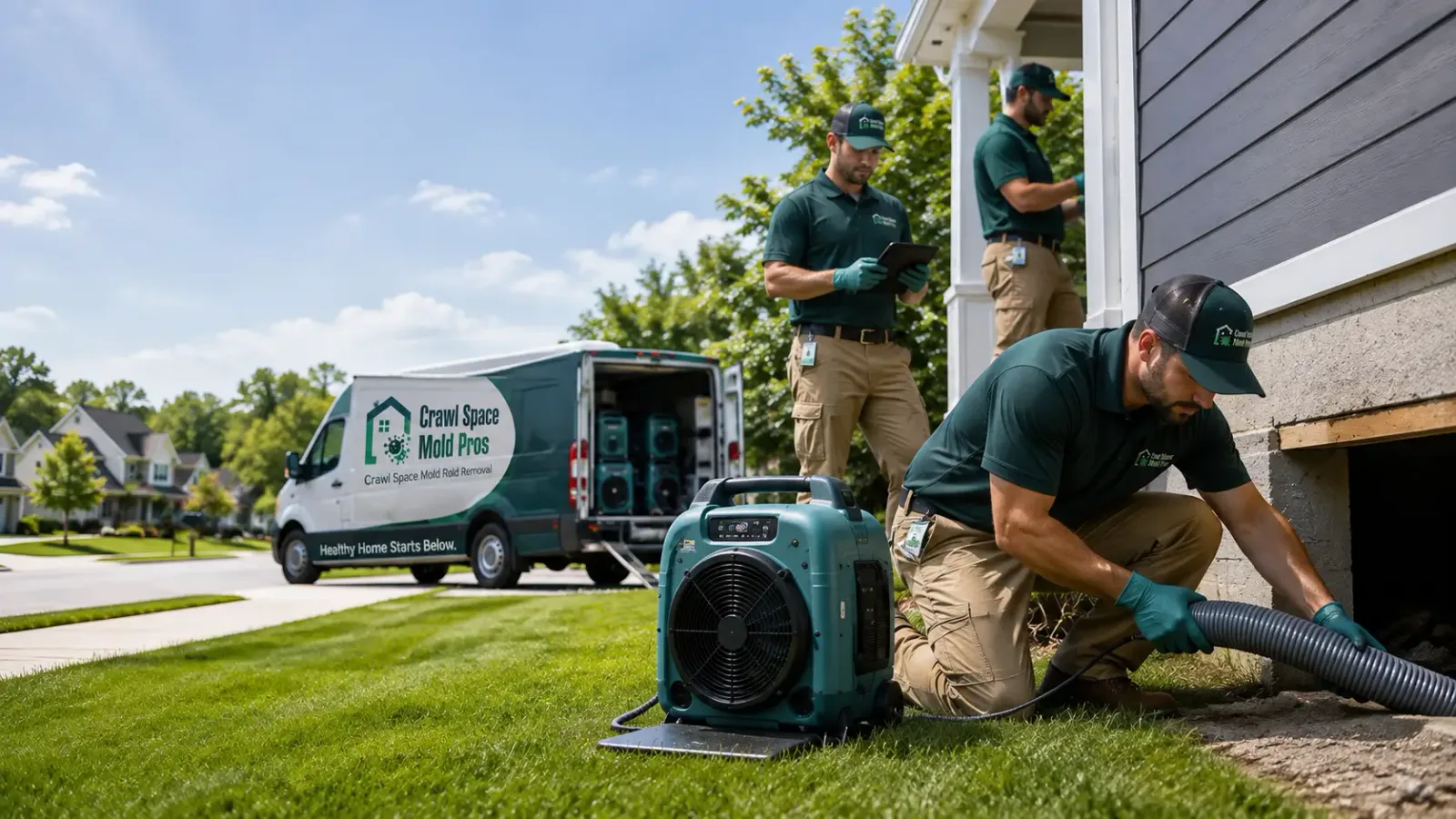 Crawl Space Mold Removal in Otsego, MI